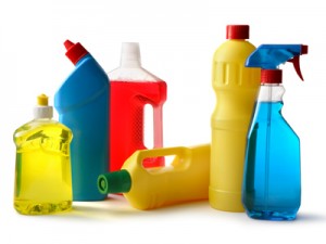 Commercial cleaning products can harm our health.
